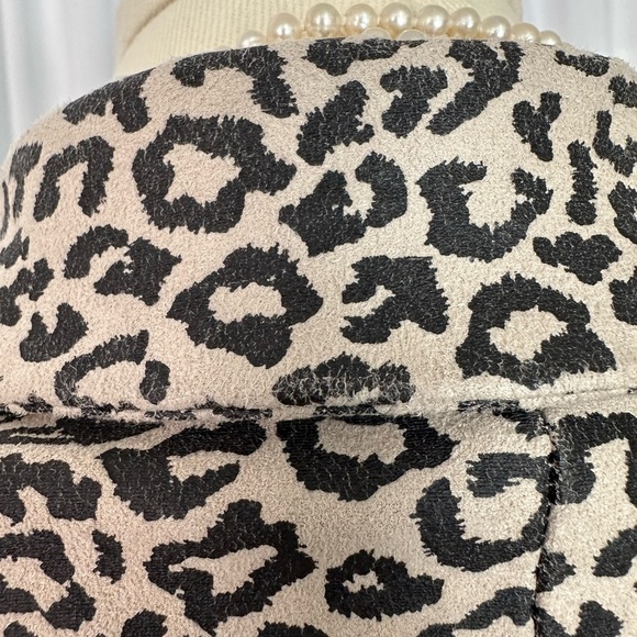 INC International Concepts Black and Cream Blazer with Animal Print (740) - Picture 5 of 13